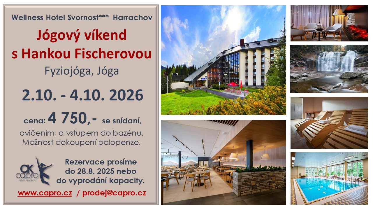 Jógový víkend s Hankou Fischerovou - Wellness hotel Svornost